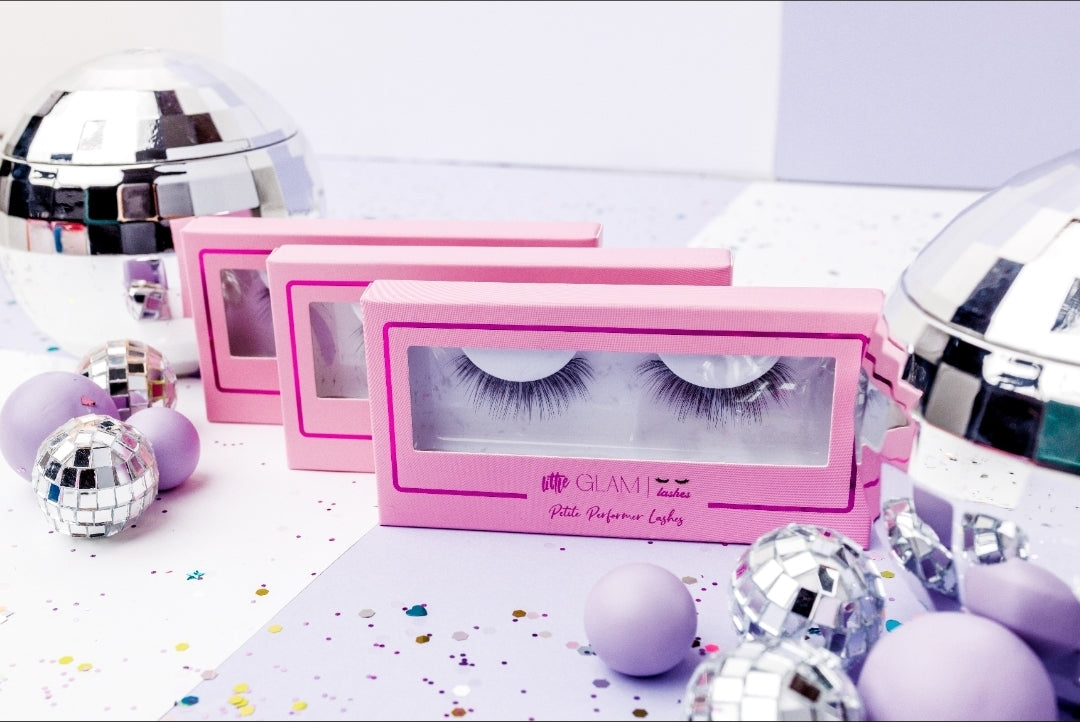Little Glam Lashes Petite Performer Singles Clear Band ages 3-12 (Free shipping with minimum order of 3) (Copy)