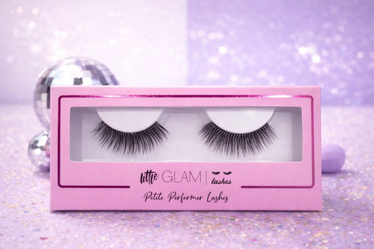 Little Glam Lashes Petite Performer Singles Clear Band ages 3-12
